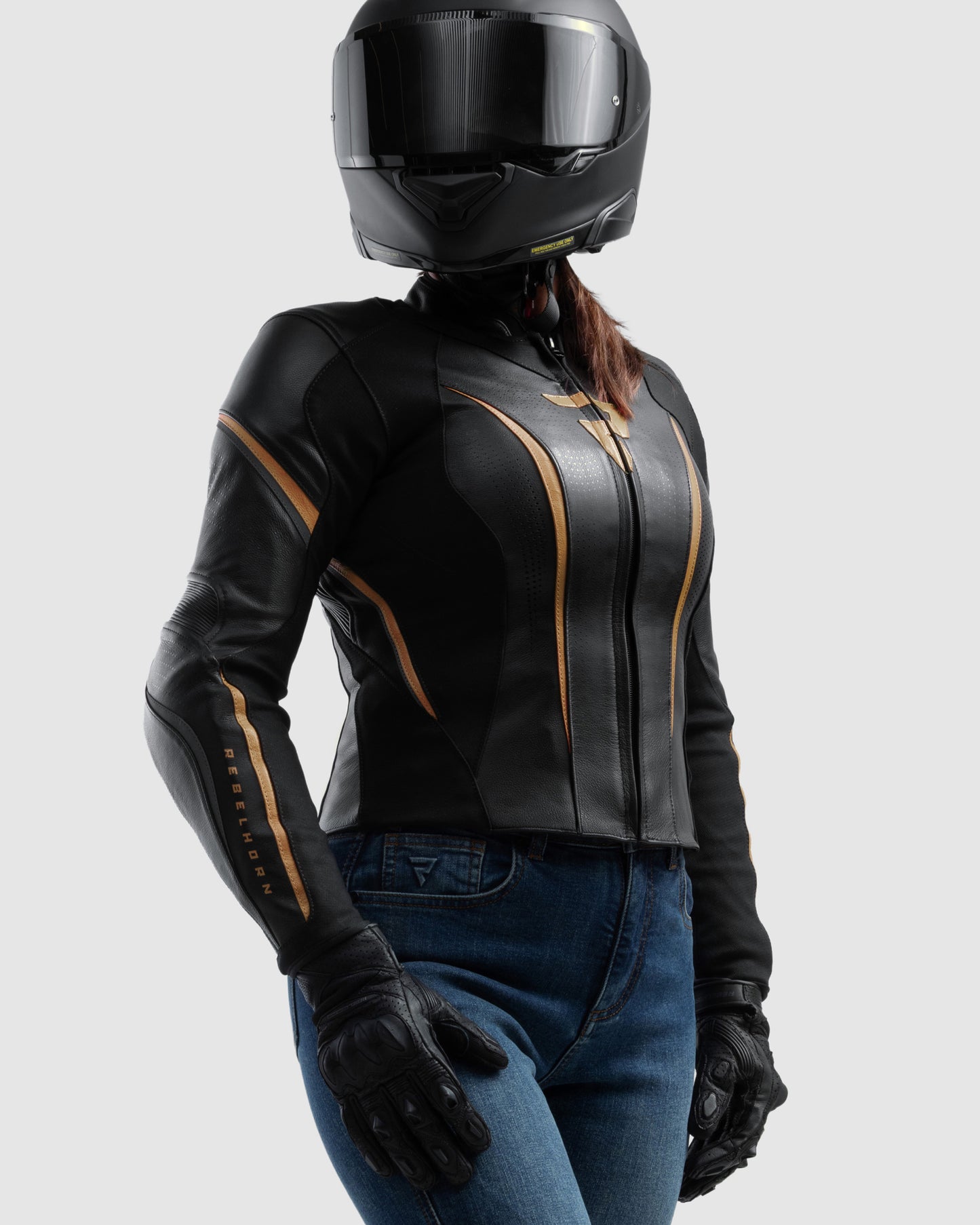 Diva ST Women’s Motorcycle Jacket Gold