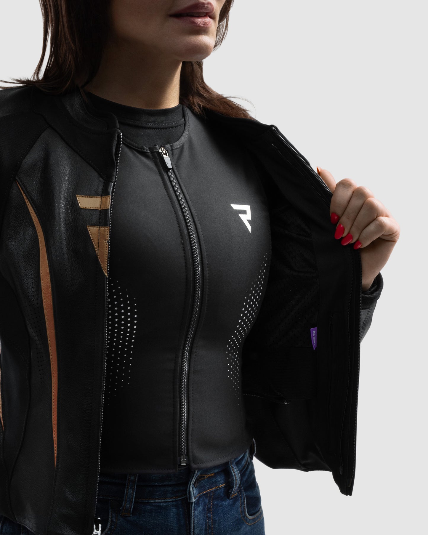 Diva ST Women’s Motorcycle Jacket Gold