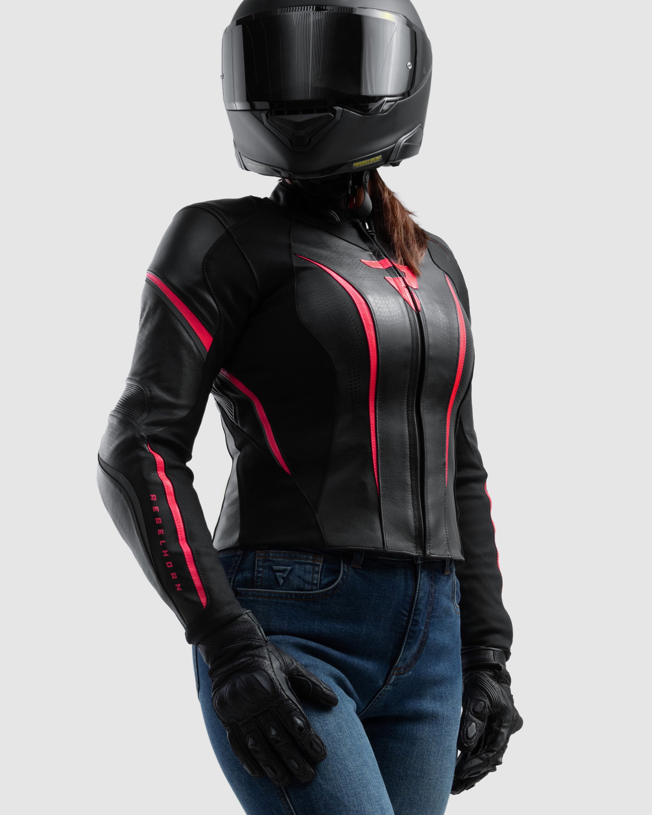 Rebelhorn Diva ST Women's Motorcycle Jacket Black – Rebelhorn Official