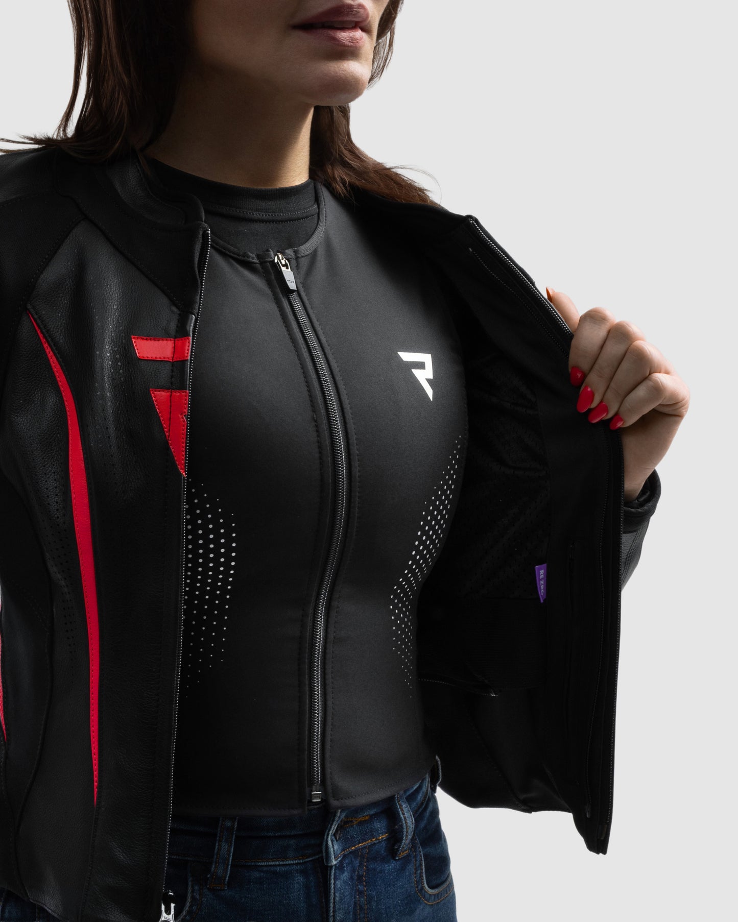 Diva ST Women’s Motorcycle Jacket Red