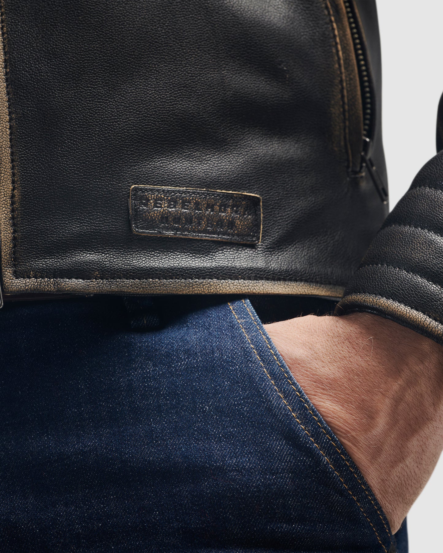 Hunter II Leather Jacket Vintage Brown
