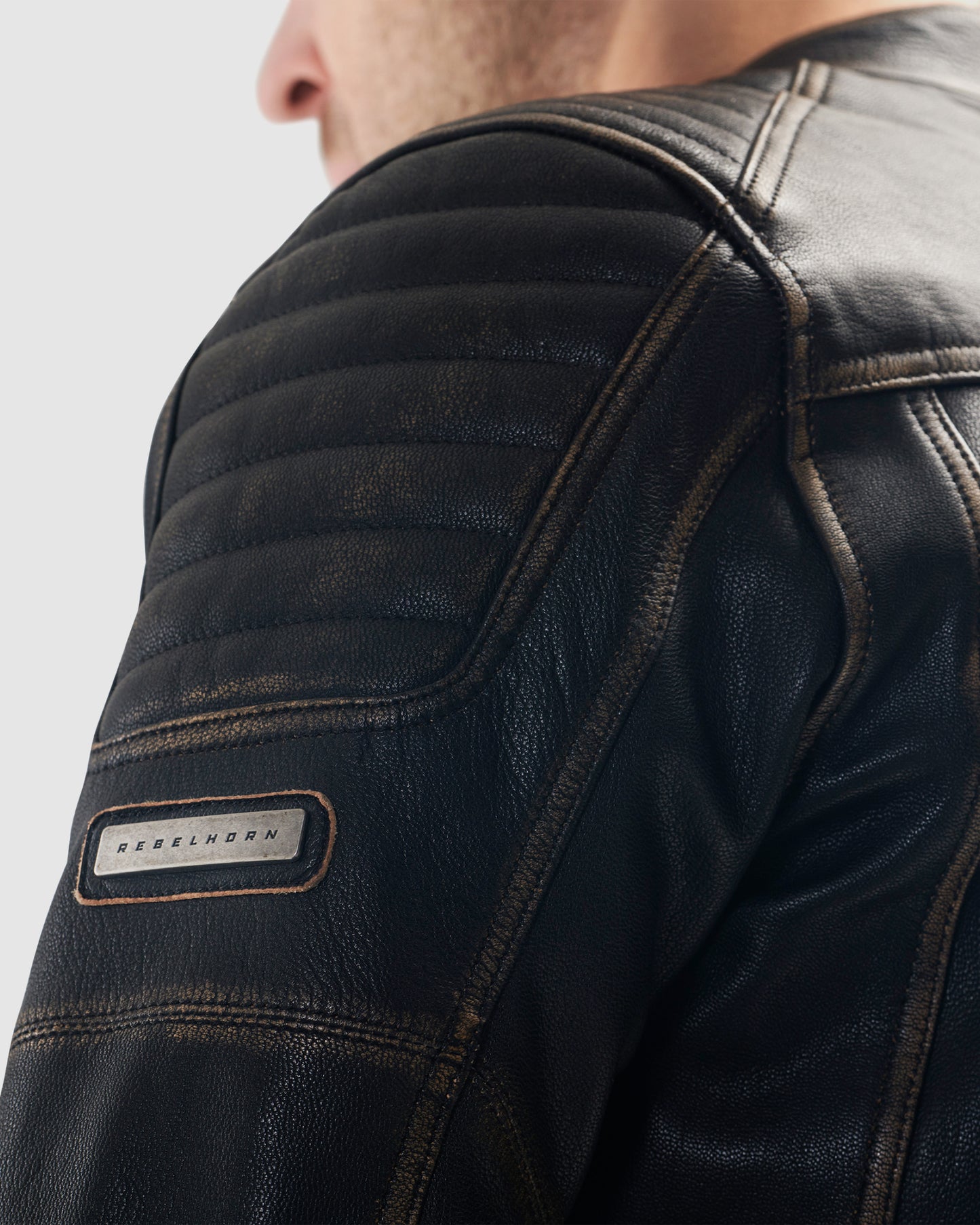 Hunter II Leather Jacket Vintage Brown