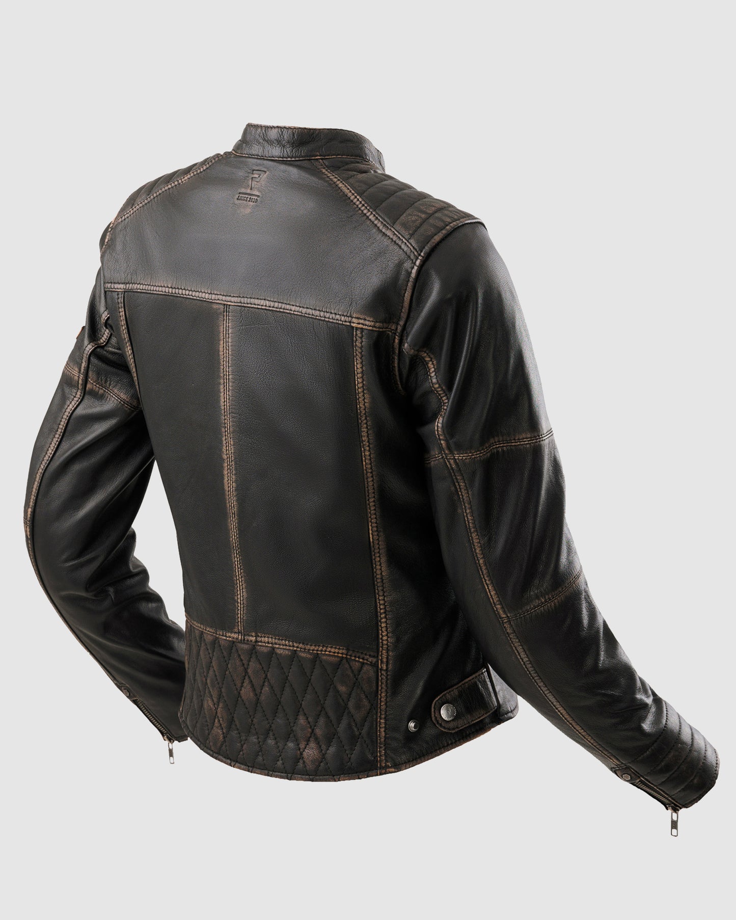 Hunter II Women's Leather Jacket Vintage Brown
