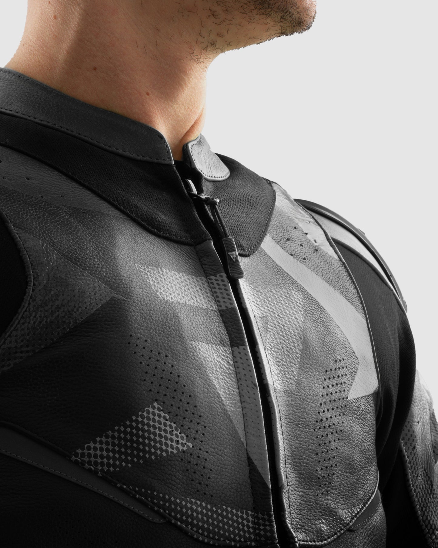 Inferno Leather Motorcycle Jacket Black