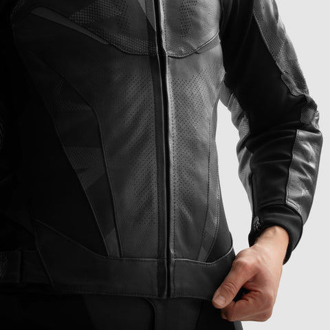 Inferno Motorcycle Jacket Black