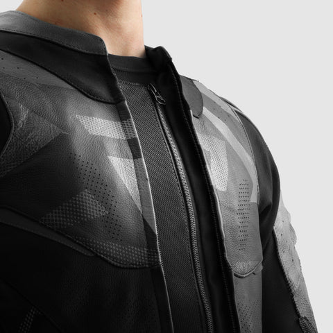 Inferno Motorcycle Jacket Black