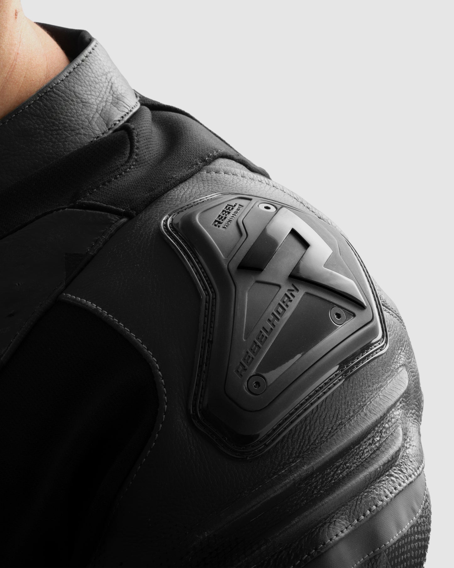 Inferno Leather Motorcycle Jacket Black