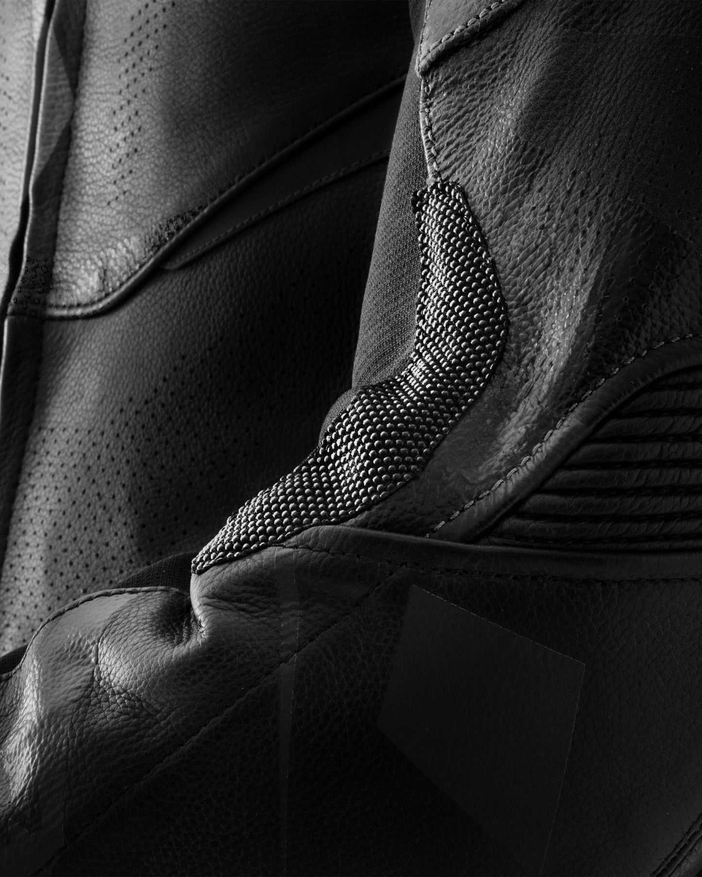 Inferno Leather Motorcycle Jacket Black