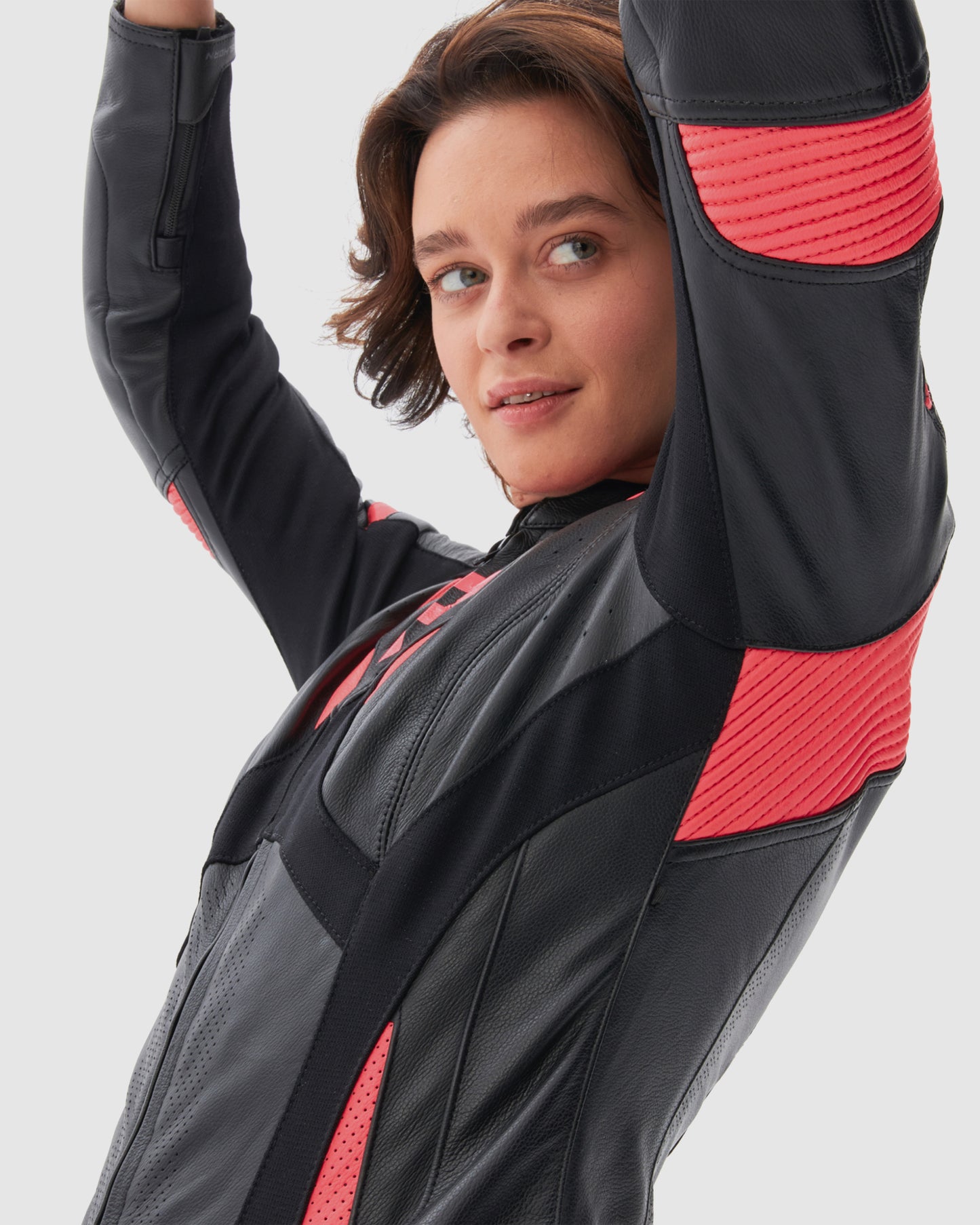 Rebel Women's Motorcycle Jacket Pink