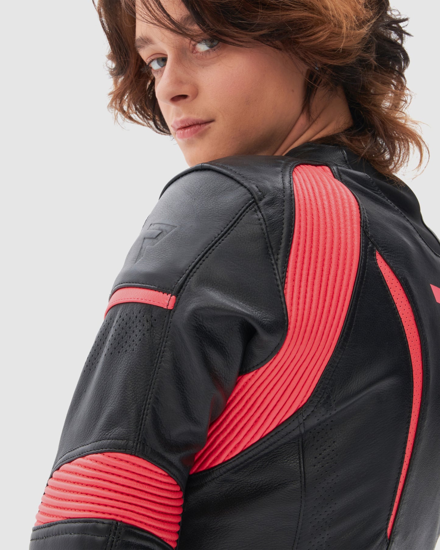 Rebel Women's Motorcycle Jacket Pink