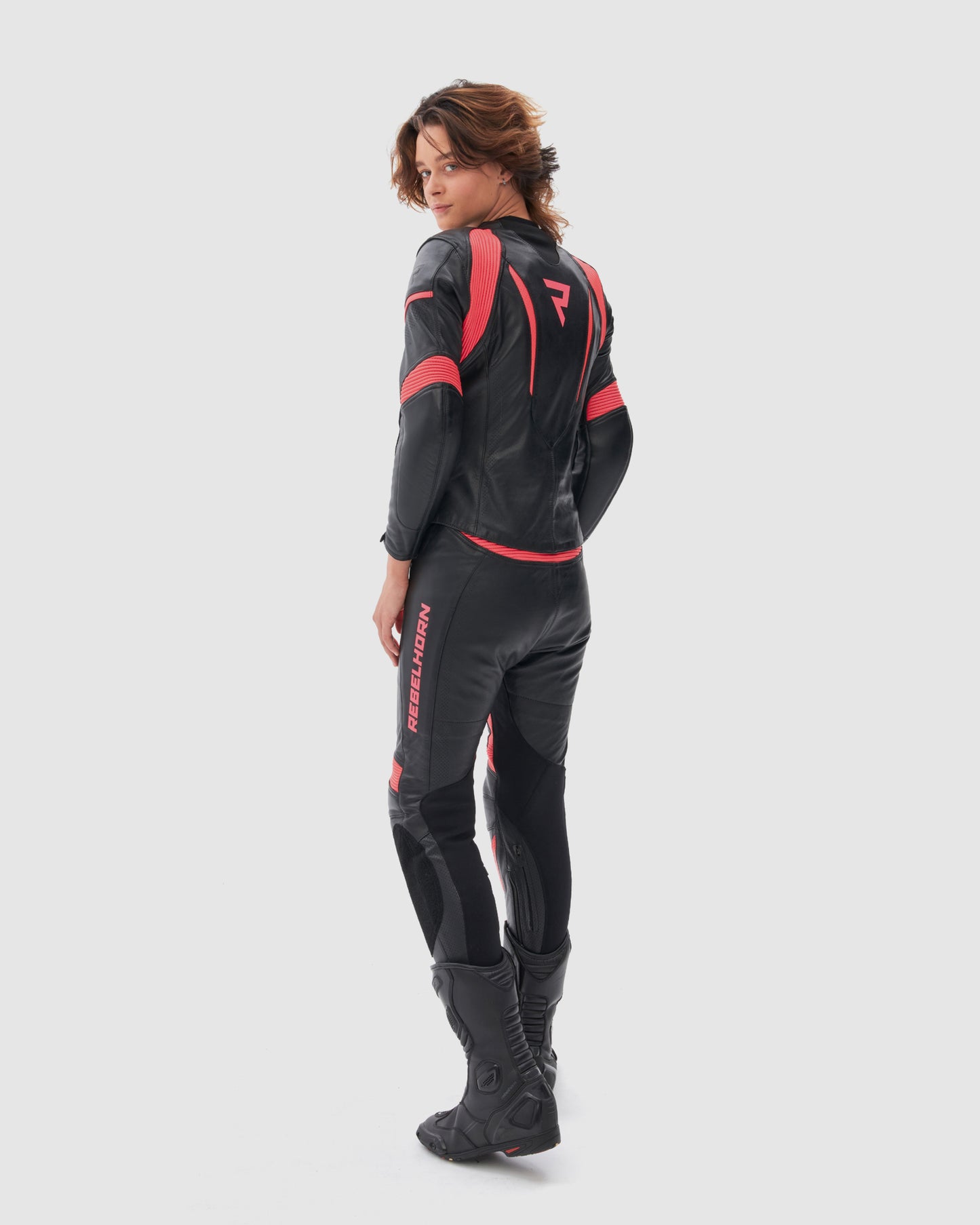 Rebel Women's Motorcycle Jacket Pink