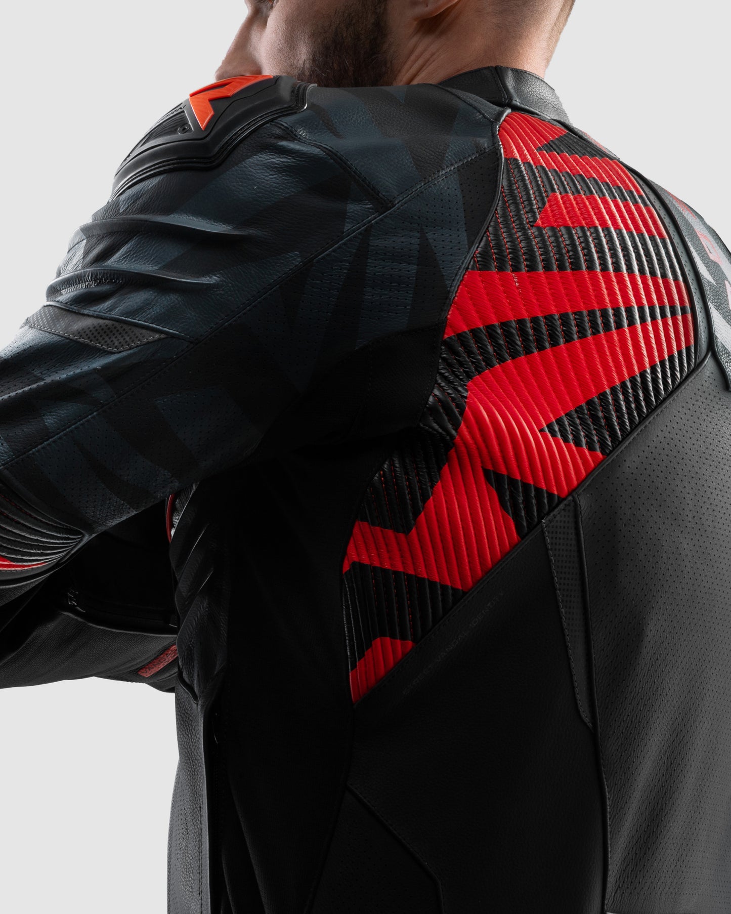 Vandal 2 Motorcycle Leather Jacket Red