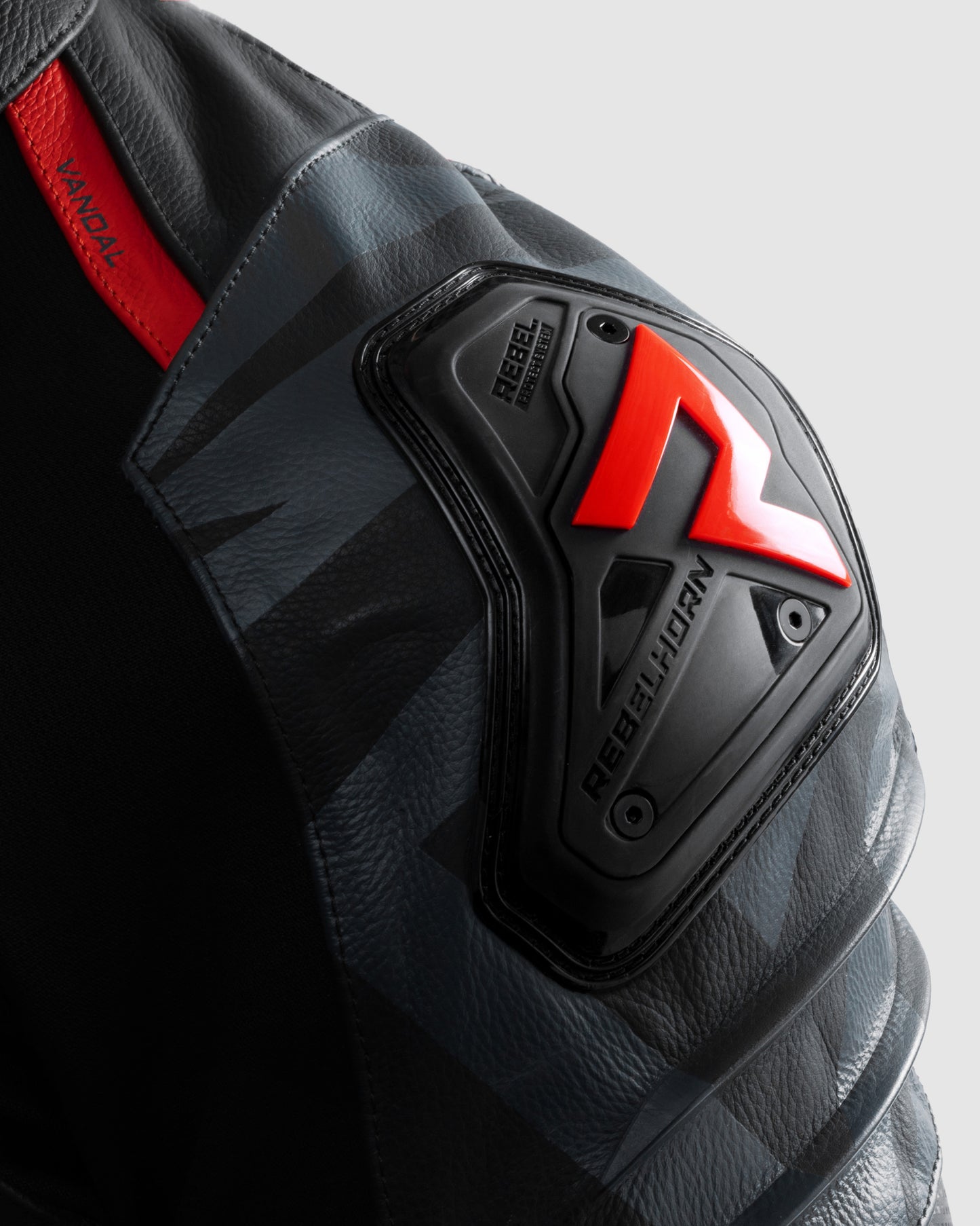 Vandal 2 Motorcycle Leather Jacket Red