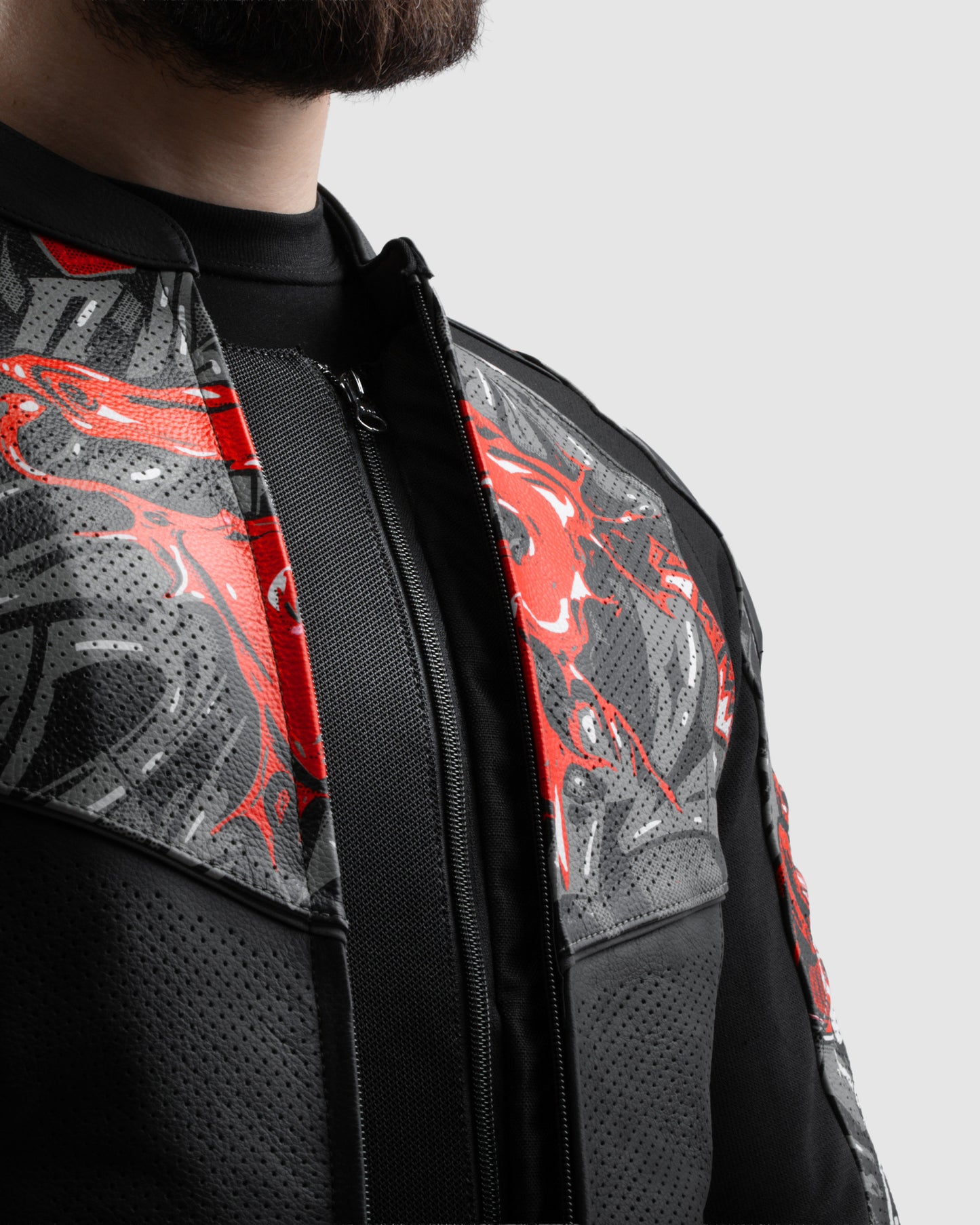 Vandal 2 Motorcycle Leather Jacket Cruze