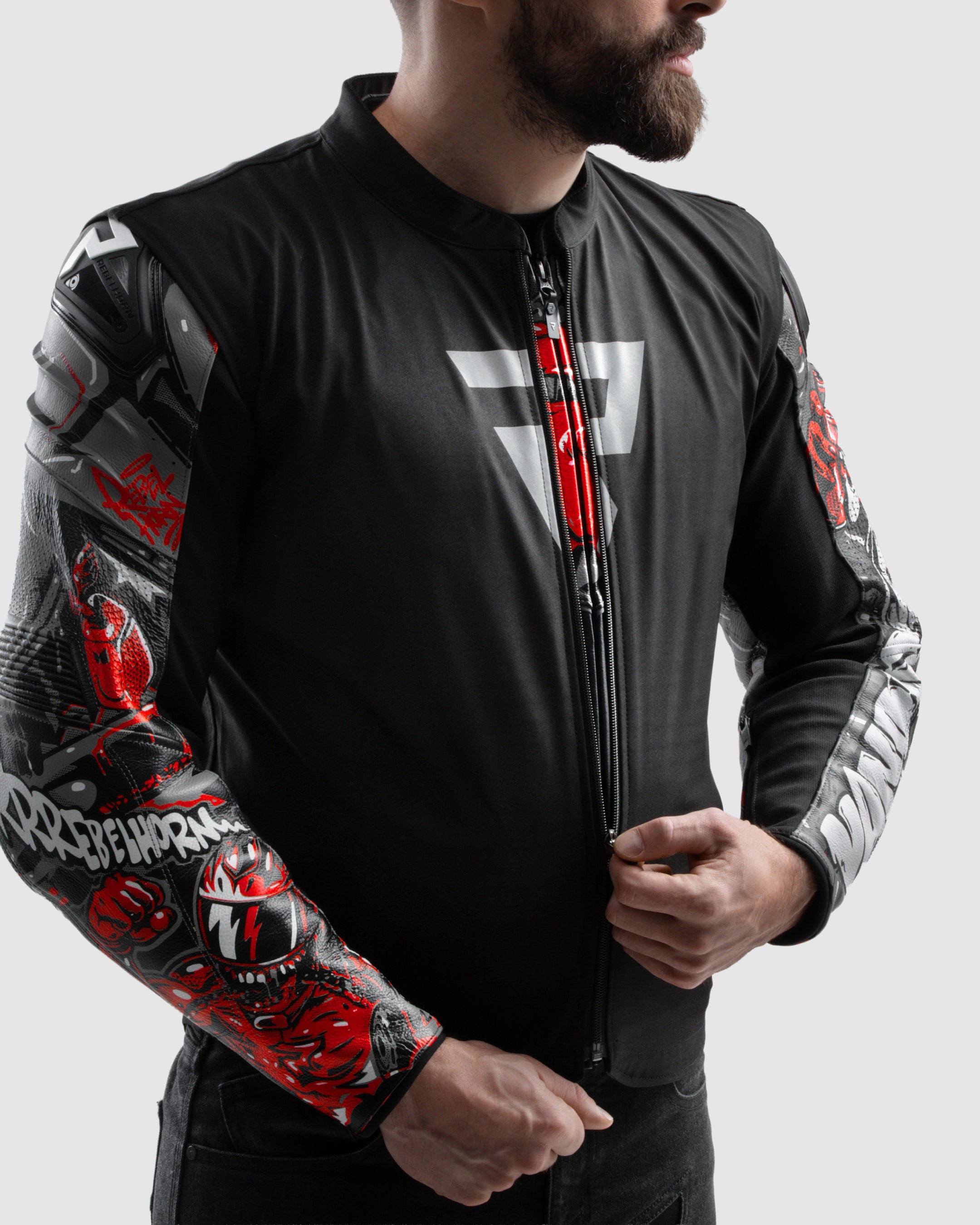 Vandal 2 Motorcycle Leather Jacket Cruze | Rebelhorn Official
