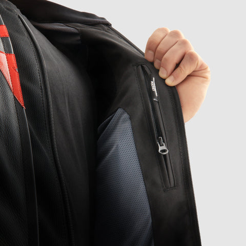 Rebelhorn Veloce Camo Black/Fluo Red Leather Jacket