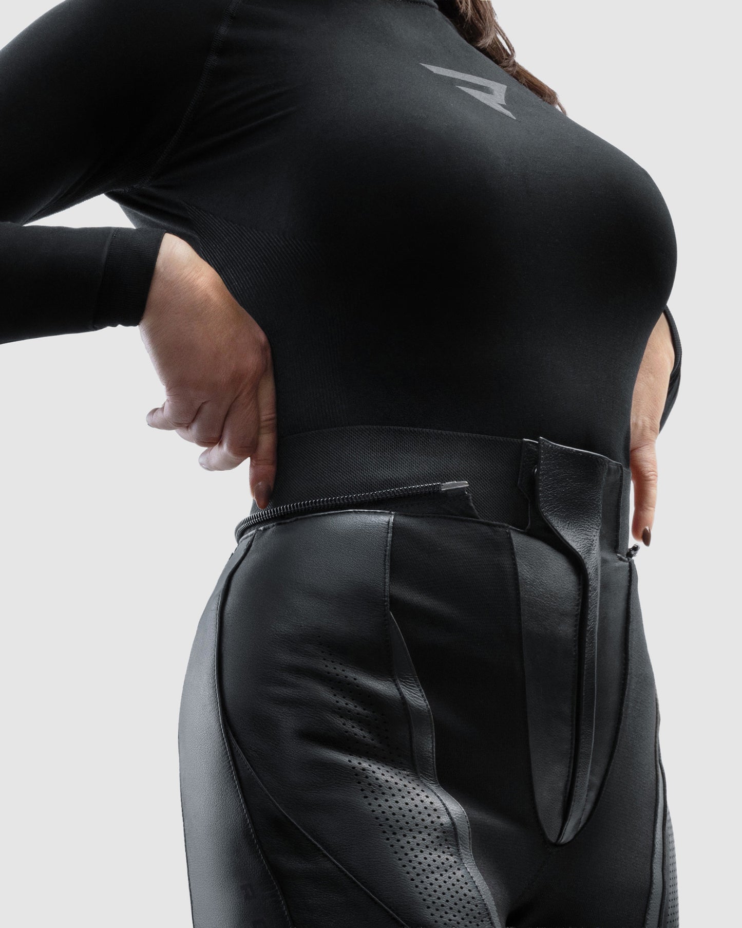 Diva Women’s Motorcycle Pants Black Long Leg