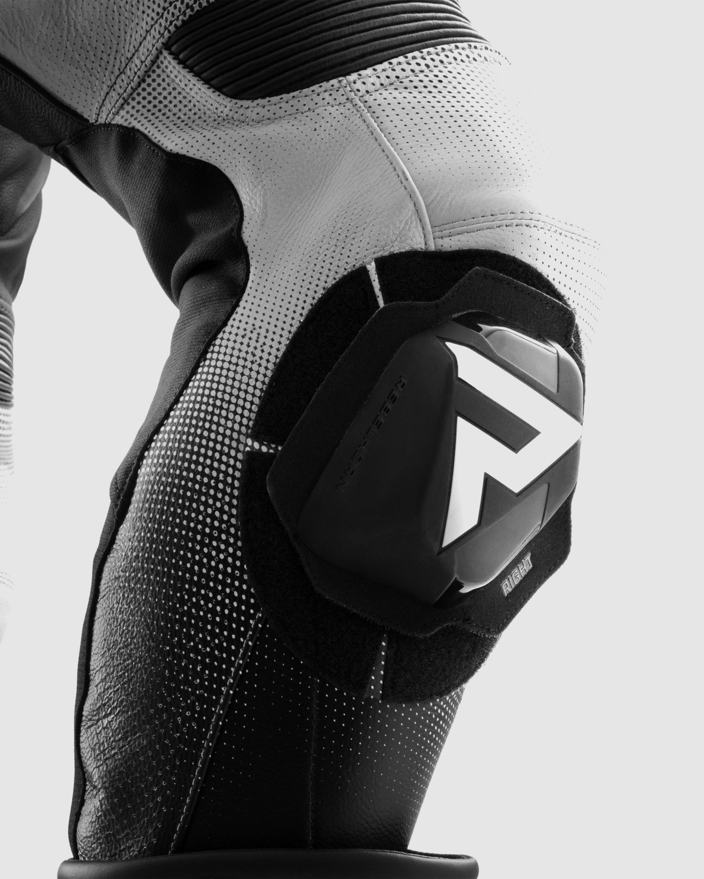 Inferno Motorcycle Pants Black White