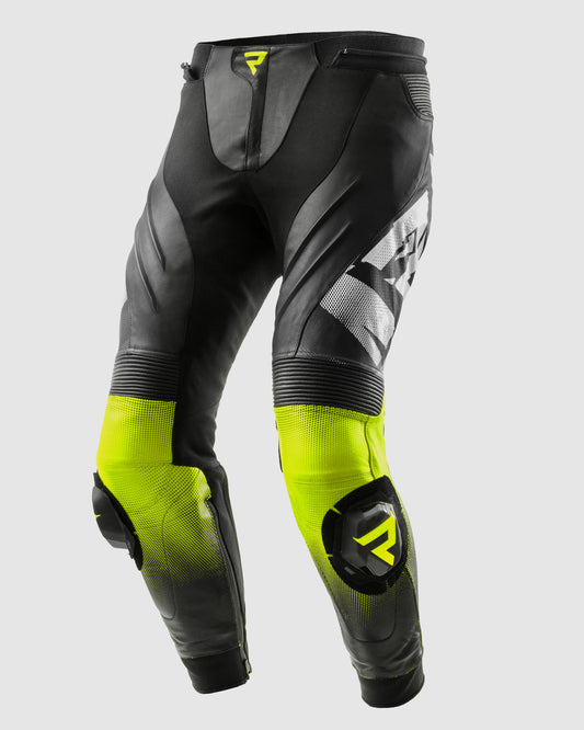 Inferno Motorcycle Pants Fluo Yellow