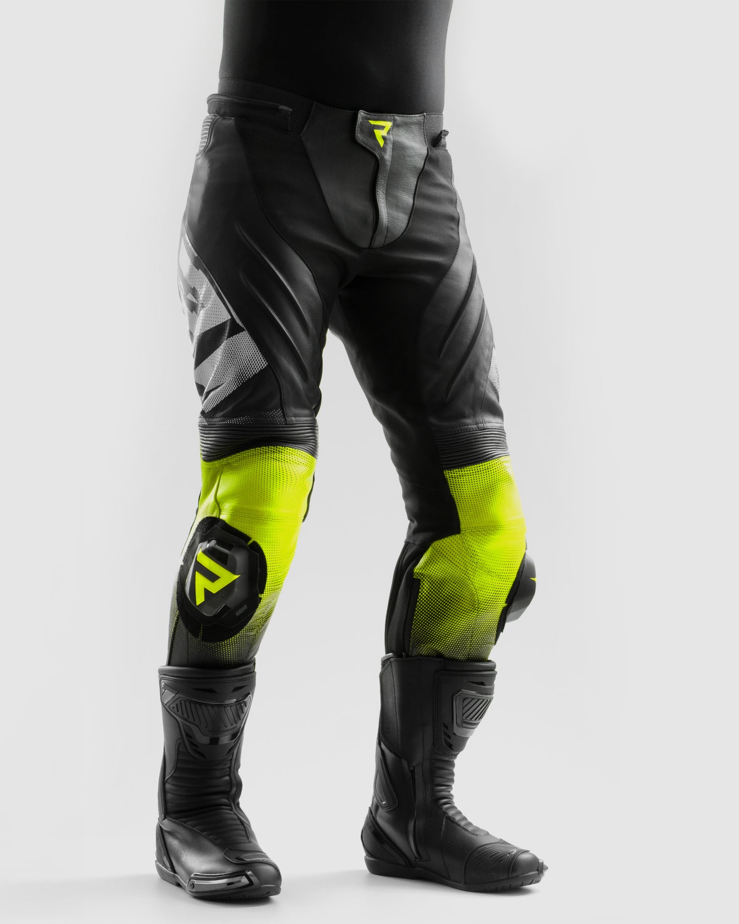 Inferno Motorcycle Pants Fluo Yellow