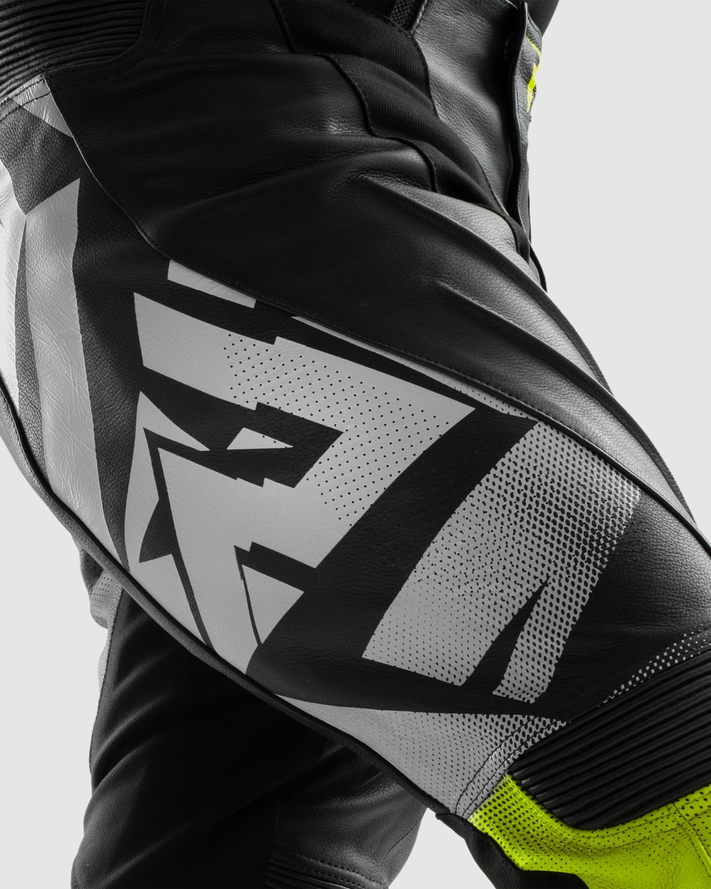 Inferno Motorcycle Pants Fluo Yellow