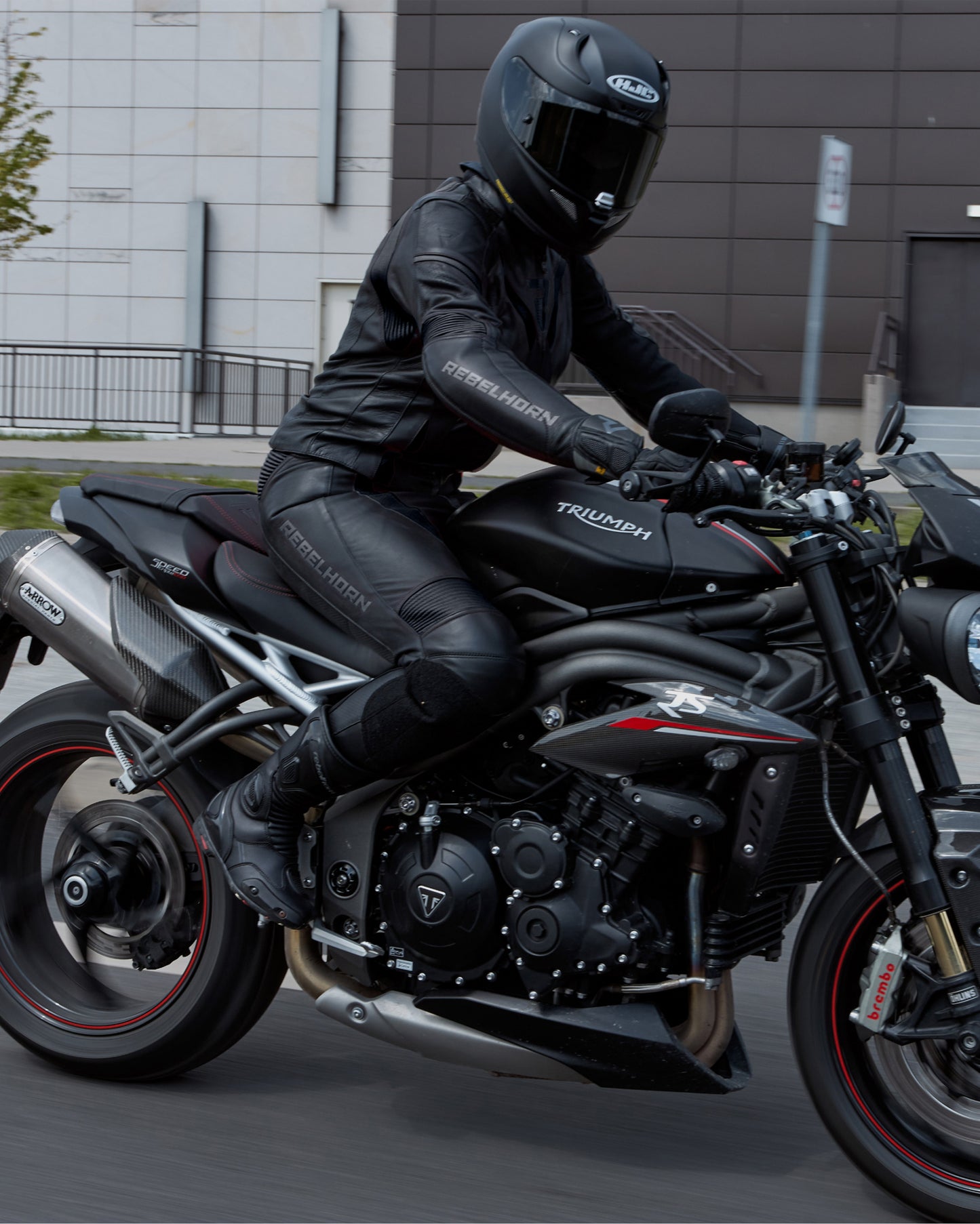 Rebel Women's Motorcycle Pants Black