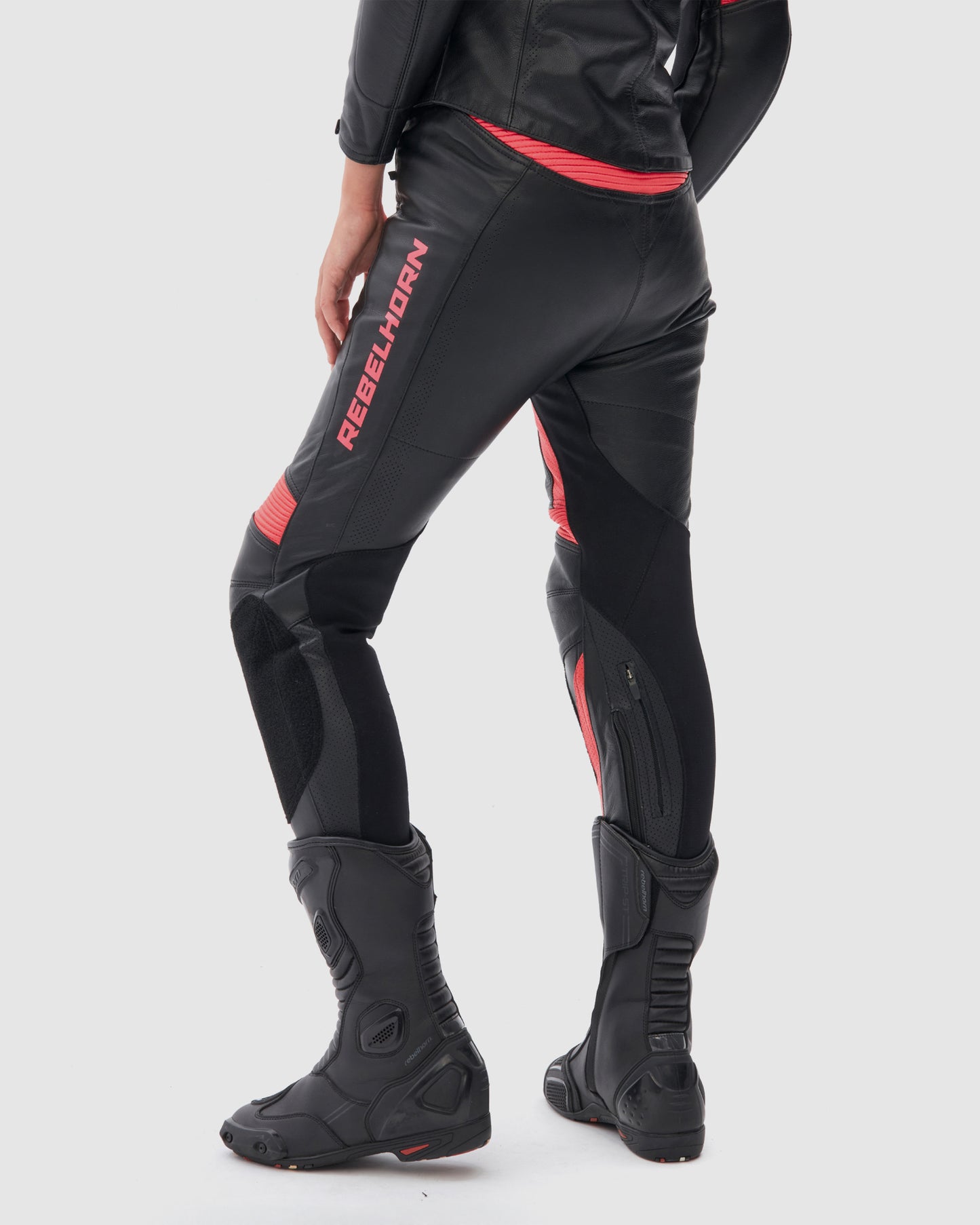 Rebel Women's Motorcycle Pants Pink