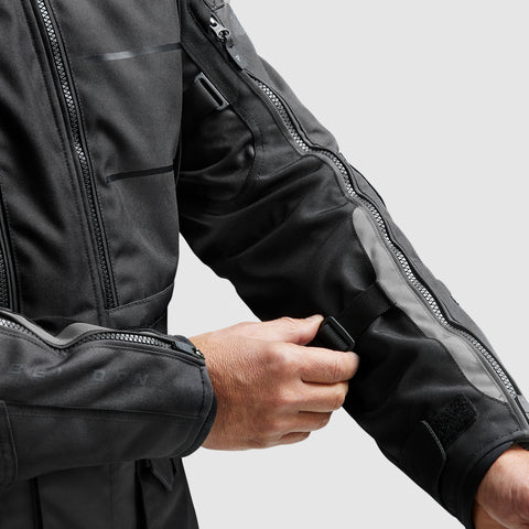 Cubby V Black Motorcycle Jacket