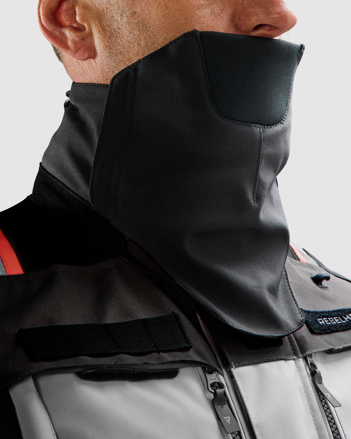 Rebelhorn Cubby V Motorcycle Jacket Light Grey, Blue – Rebelhorn Official