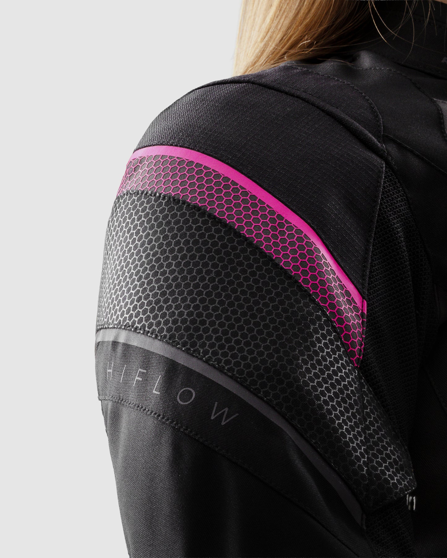 Hiflow V Women's Motorcycle Jacket Black, Pink