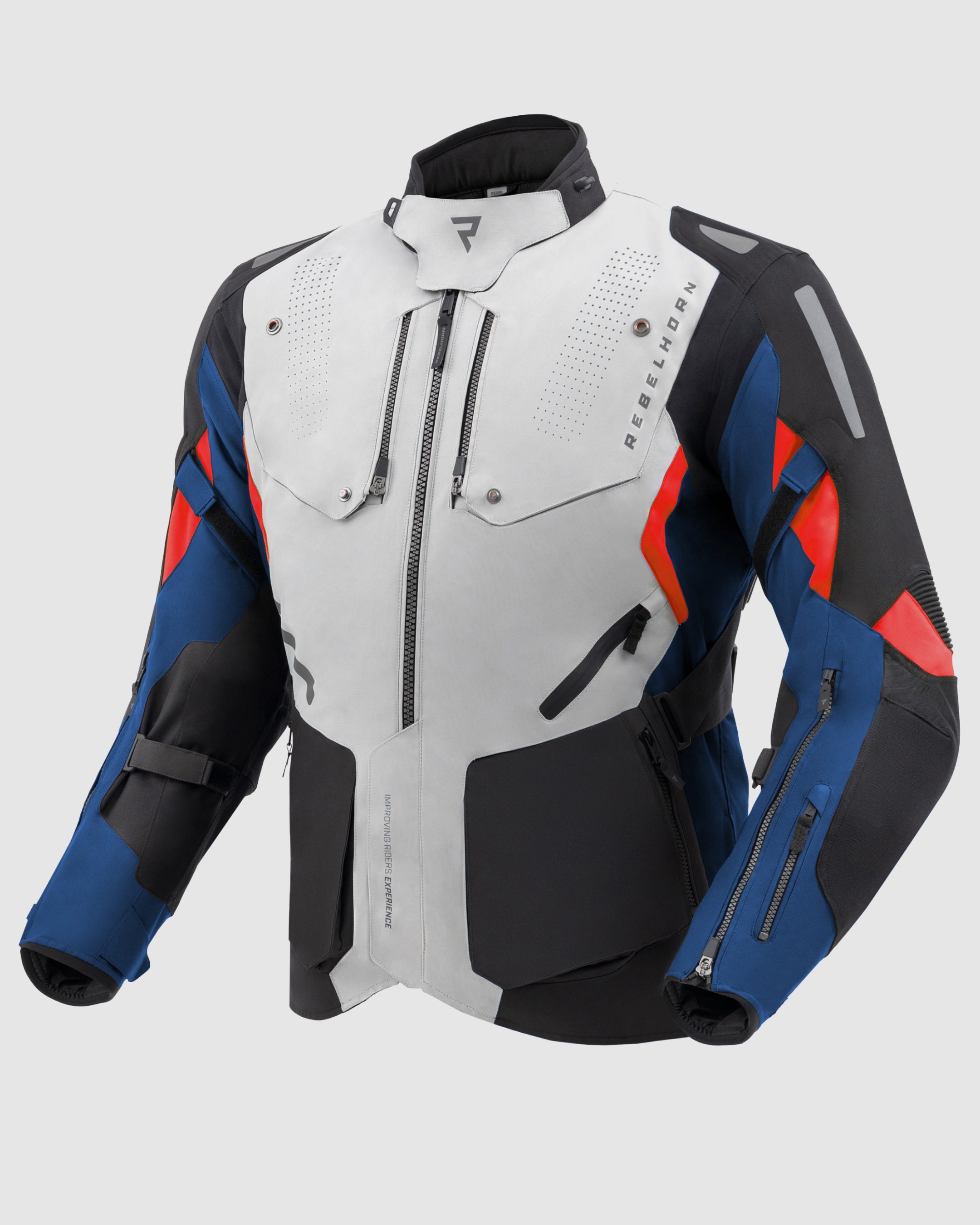 Hiker IV Motorcycle Jacket Blue | Rebelhorn Official