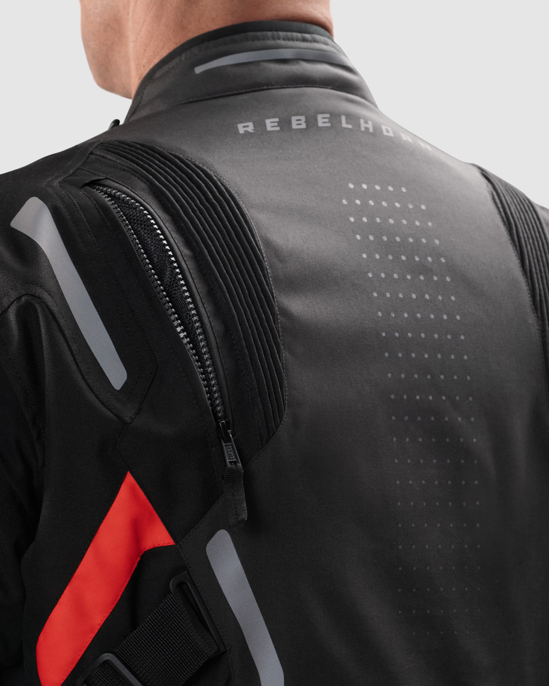 Hiker IV Motorcycle Jacket Red | Rebelhorn Official