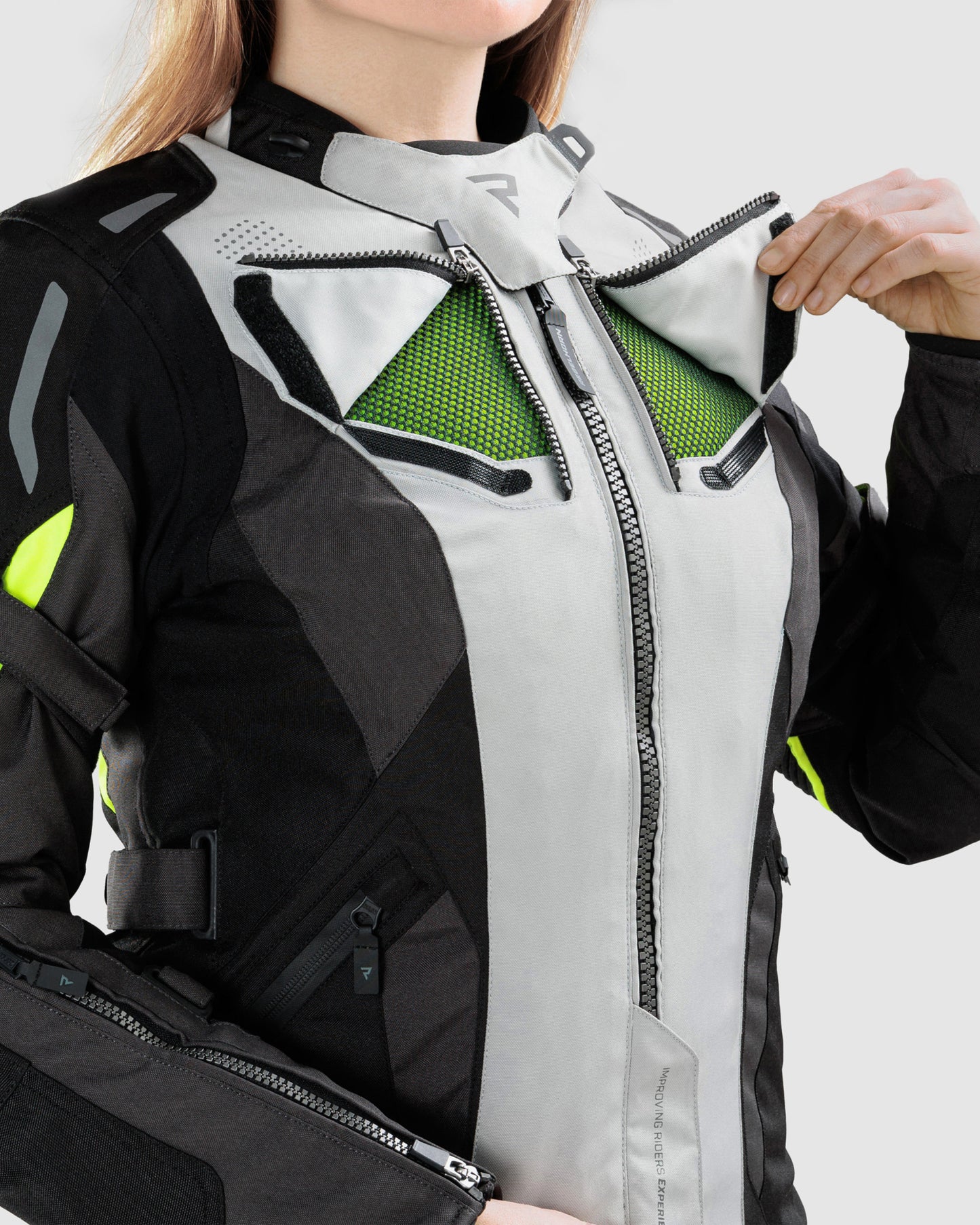 Hiker IV Women's Motorcycle Jacket Grey