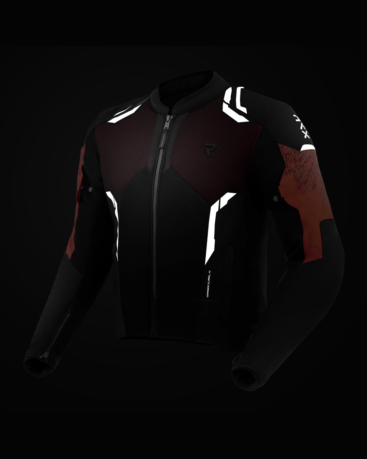 Jax Motorcycle Jacket Red