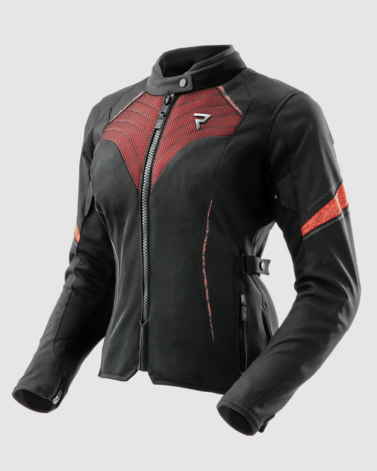 Jax Women's Motorcycle Jacket Red