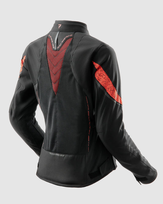 Jax Women's Motorcycle Jacket Red