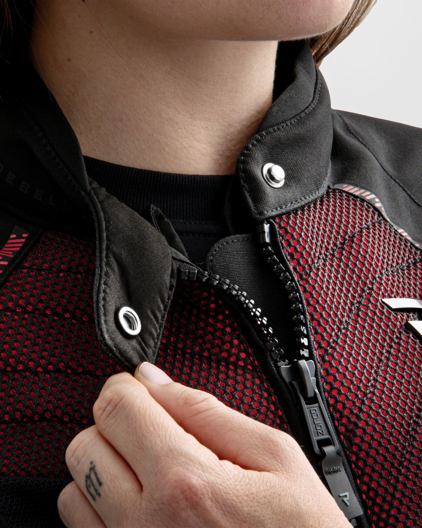 Jax Women's Motorcycle Jacket Red