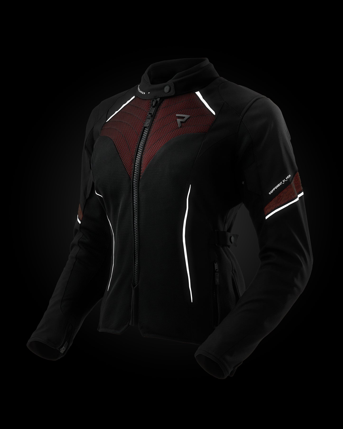 Jax Women's Motorcycle Jacket Red