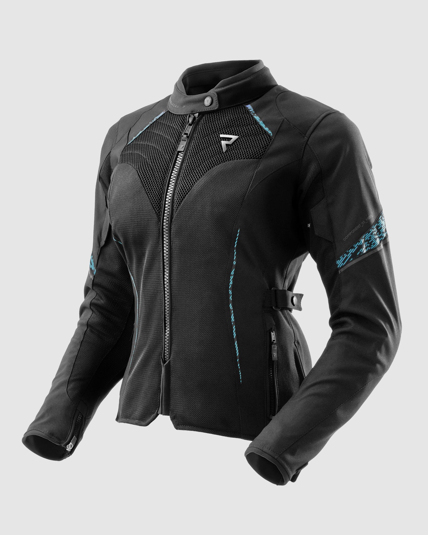 Jax Women's Motorcycle Jacket Blue Lagoon