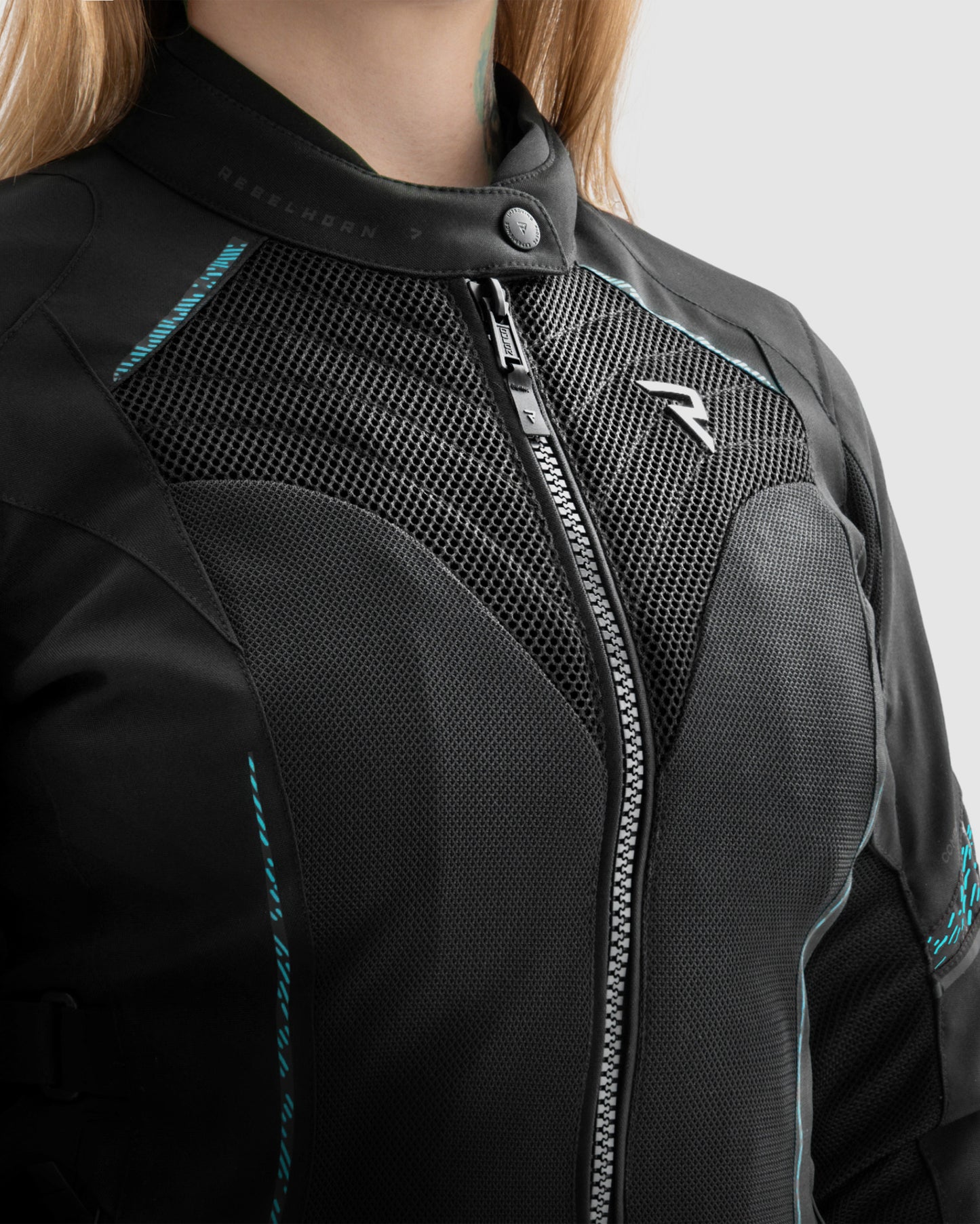 Jax Women's Motorcycle Jacket Blue Lagoon