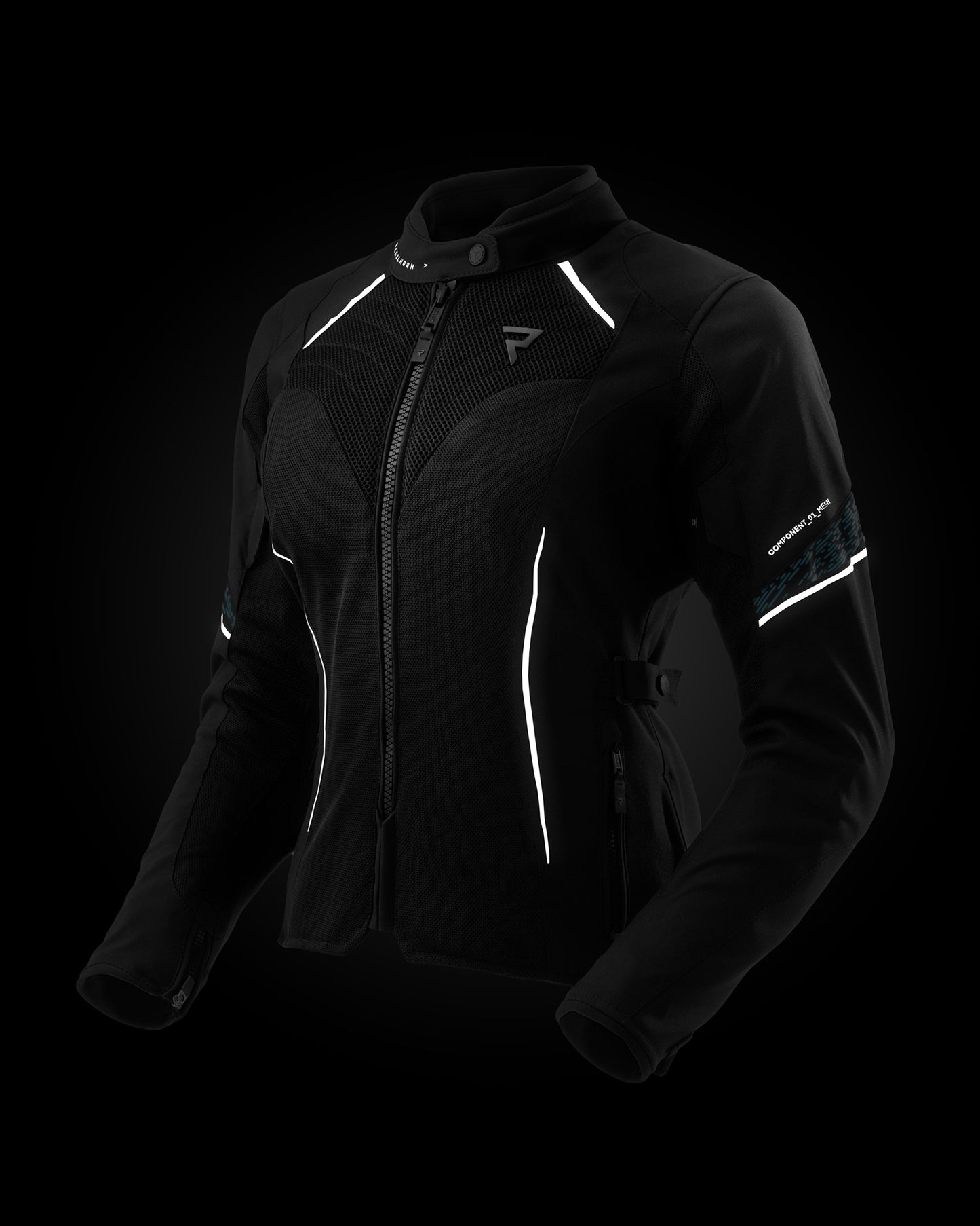 Jax Women's Motorcycle Jacket Blue Lagoon
