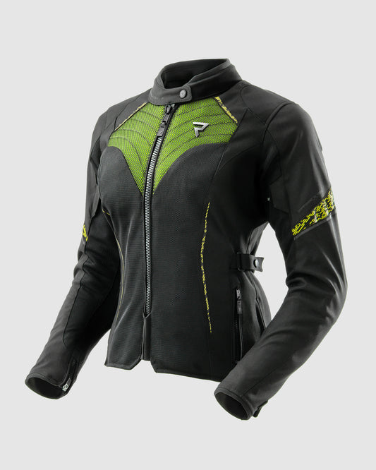 Jax Women's Motorcycle Jacket Green