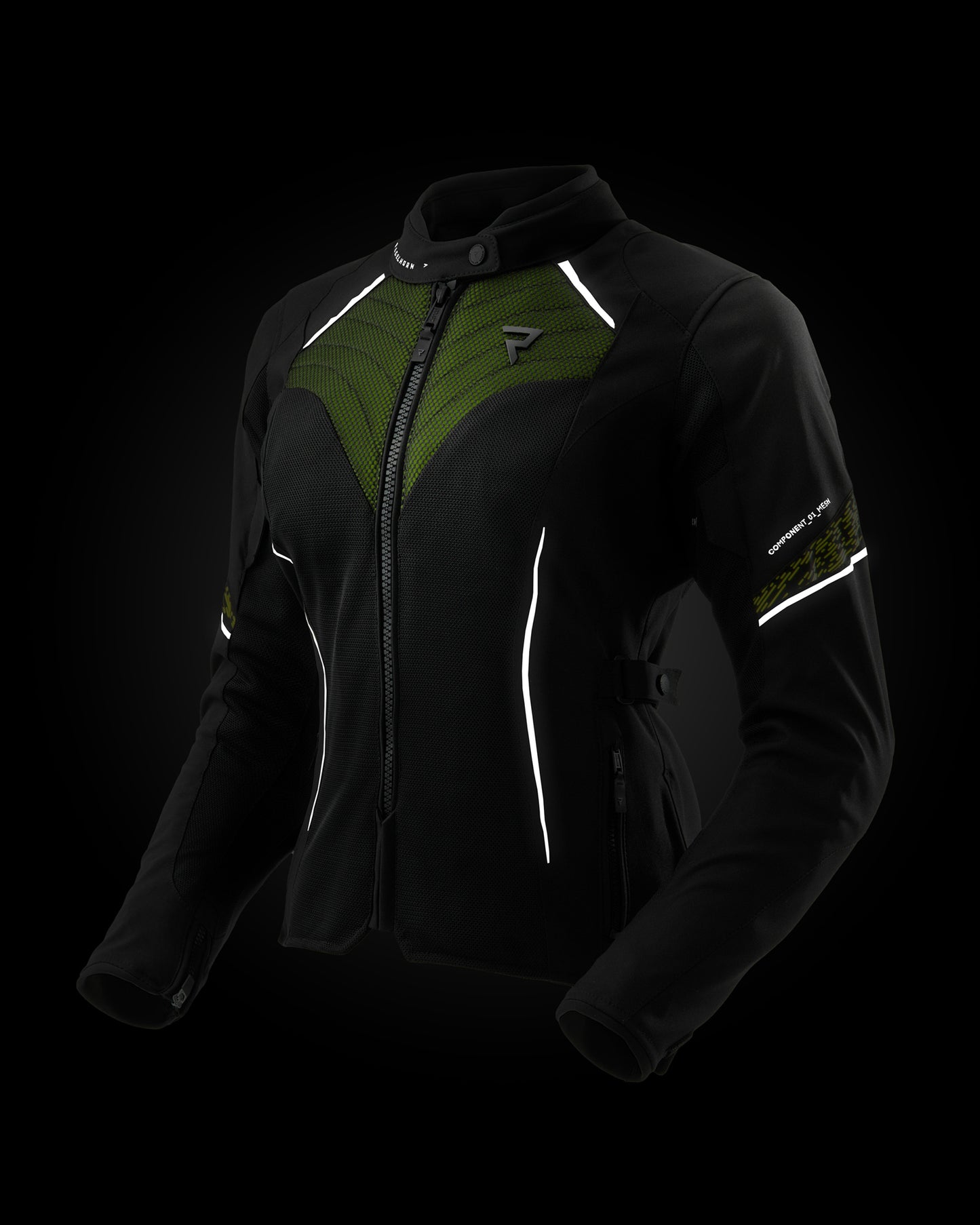 Jax Women's Motorcycle Jacket Green