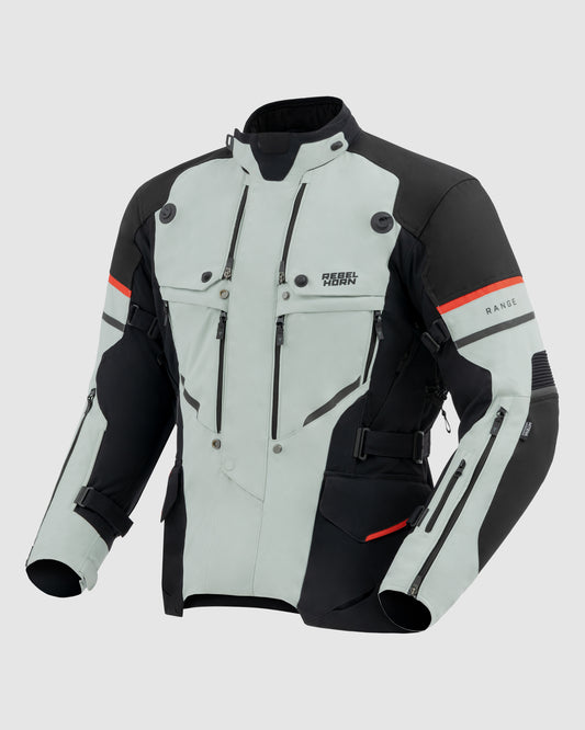Range Motorcycle Jacket Grey