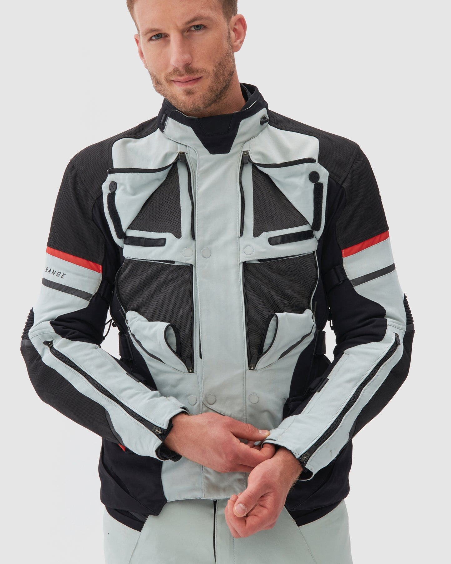 Range Motorcycle Jacket Grey