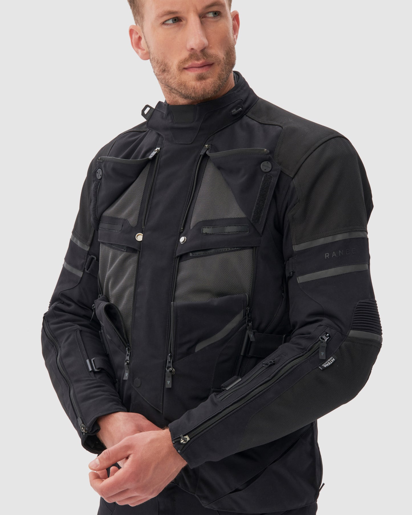 Range Motorcycle Jacket Black