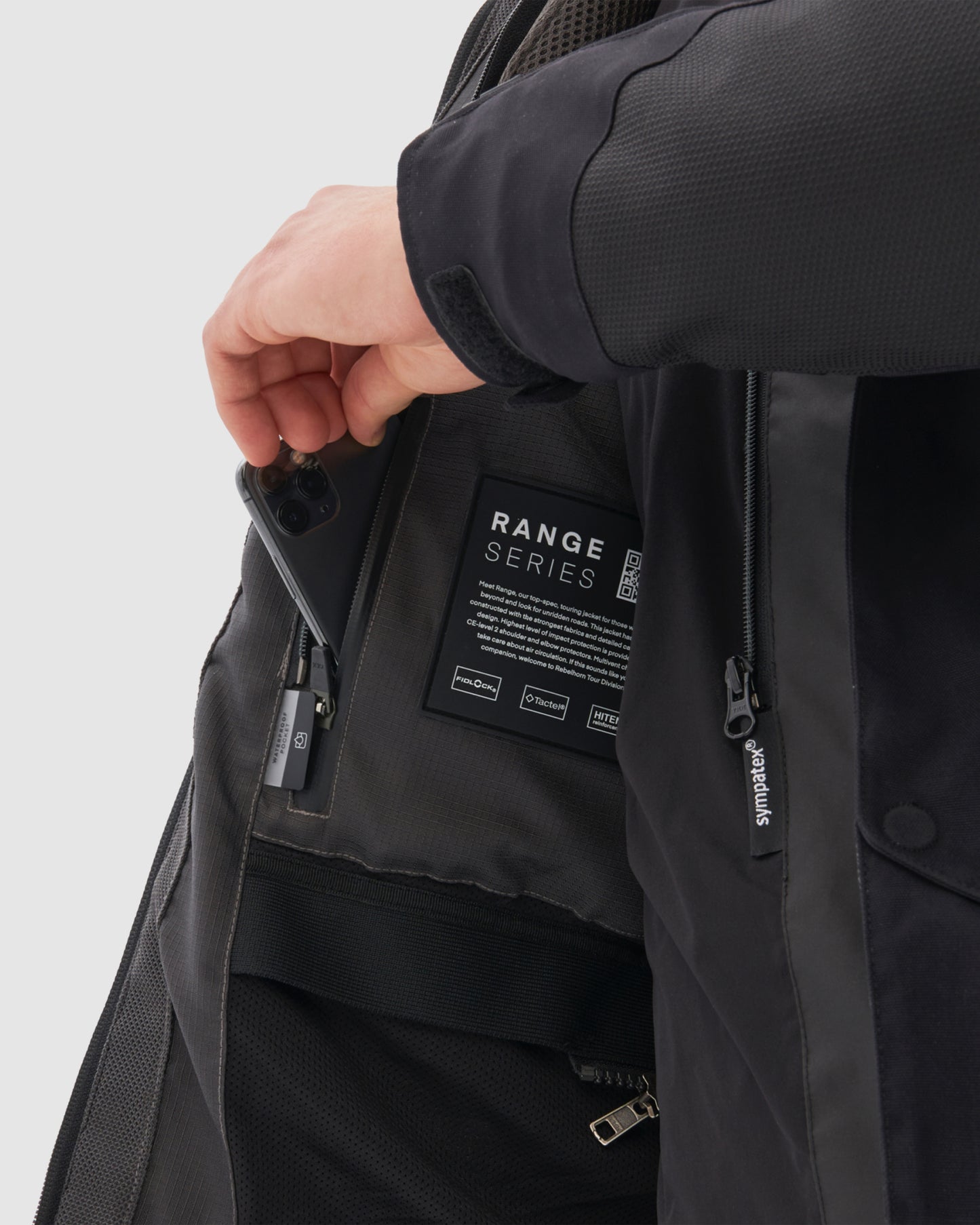 Range Motorcycle Jacket Black