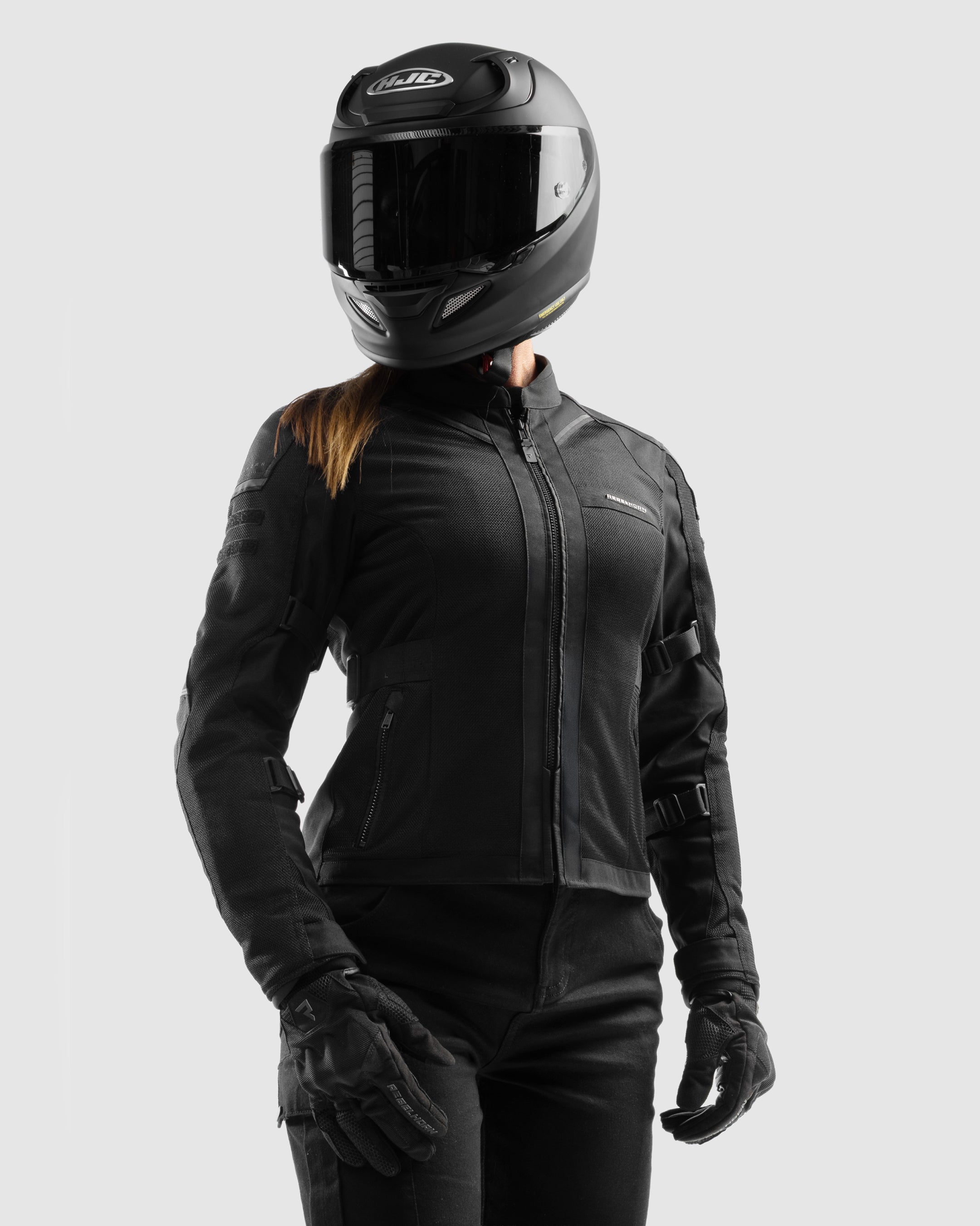Rebelhorn Scandal 3 Women Motorcycle Jacket Black | Rebelhorn Official