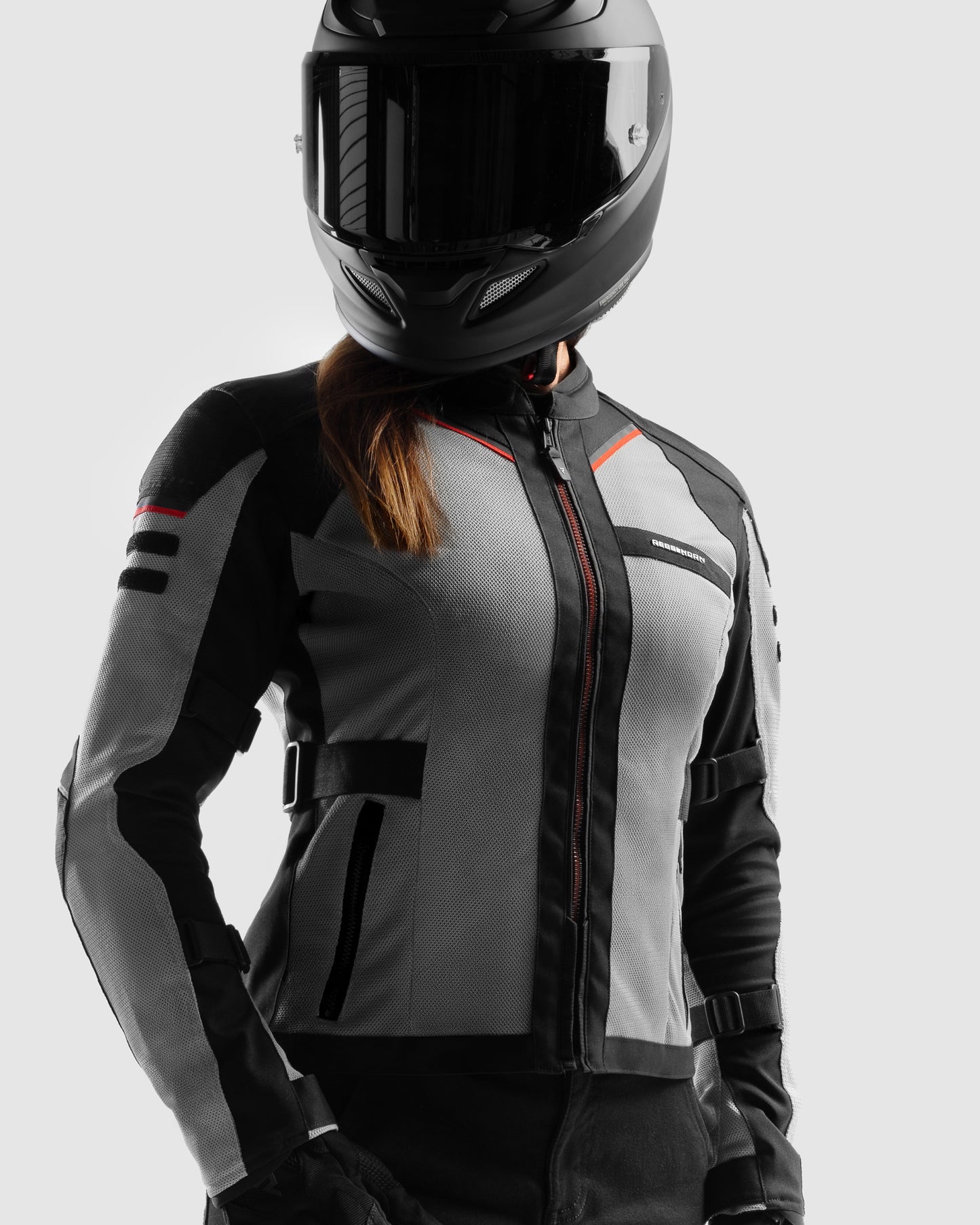 Scandal 3 Women Motorcycle Jacket Gray