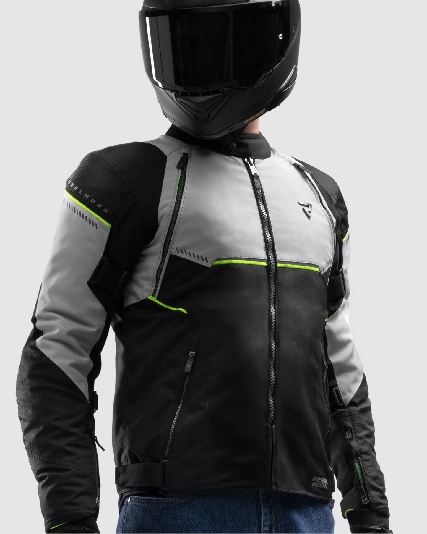 Swift Motorcycle Jacket Light Grey